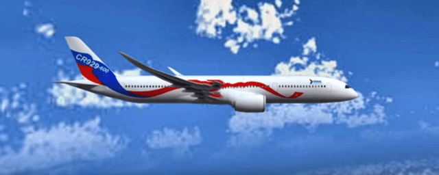 Авиалайнер будущего СR929 показал комфорт макетом