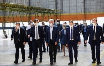 Гендиректор ПАО «Ил» С. Ярковой на  «Авиастар-СП»