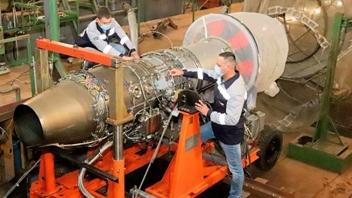Первый запуск испытательной установки двигателя АИ-222-25
