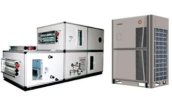 Пример подключение наружных блоков VRF к вентустановкам