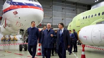 Чемезов посетил производство лайнеров SSJ-NEW«Суперджетов»
