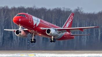 Red Wings модифицировала SSJ100 для увеличения дальности