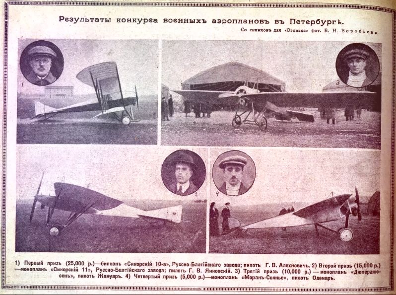 Рождение истребительной авиации России