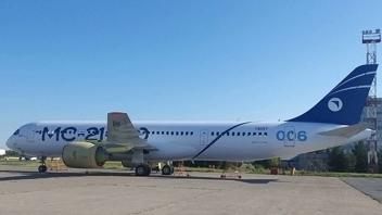 Опытный самолёт МС-21 б/н 73057 вернулся из Ульяновска в Иркутск