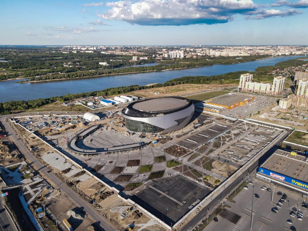 Оснащение вентиляционной установкой ледовой арены в Омске