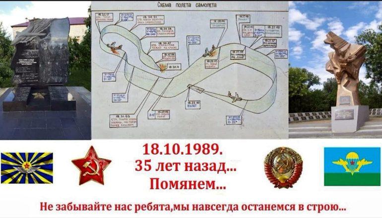 35-й год авиационной трагедии на Каспии 18.10 1989г