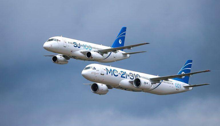 Первые SJ-100 и МС-21 передадут авиакомпаниям во второй половине 2027 года