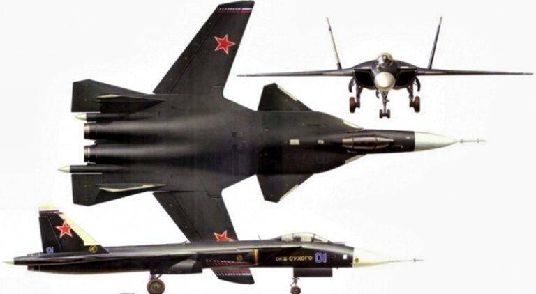 Российский "Беркут" с обратной стреловидностью крыла