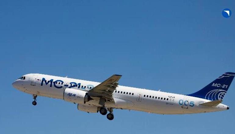 Лётные испытания самолета МС-21 в импортозамещенном облике