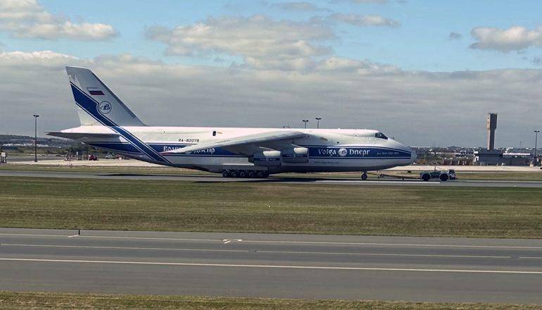 На ворованном российском Ан-124 провели технический осмотр