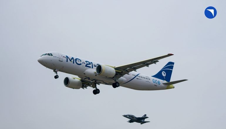 Второй импортозамещенный самолет МС-21 поднялся в воздух