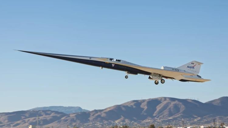 В США впервые испытали "тихий" сверхзвуковой самолет X-59