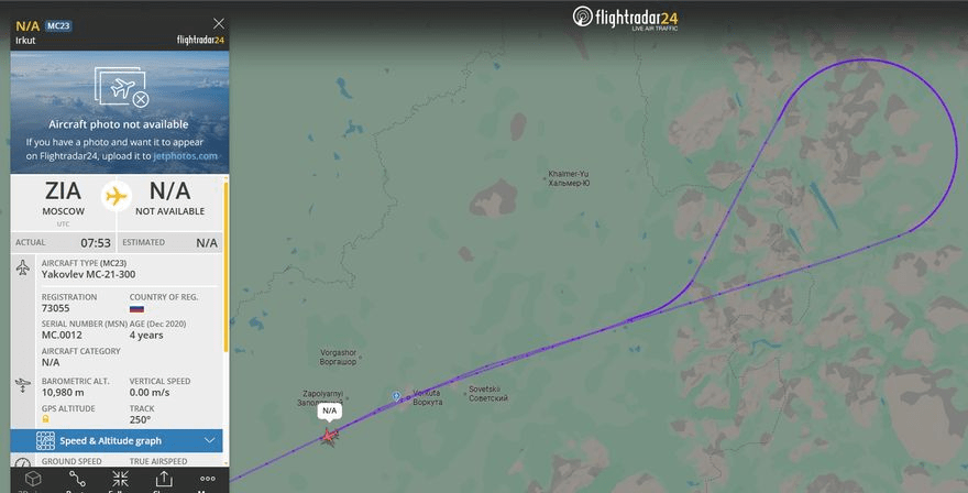 Опытные МС-21 продолжают выполнять программу сертификации