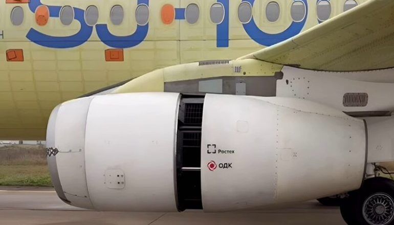 Оценка работы реверса тяги ПД-8 в составе самолёта SJ-100