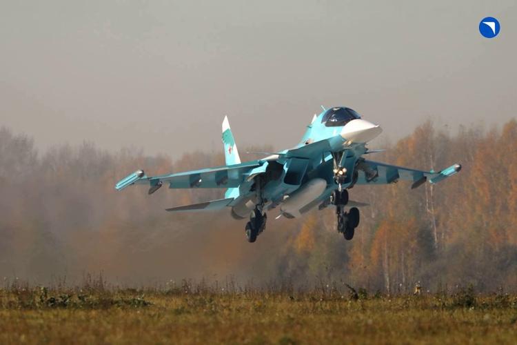 Пятая партия в 2025г. Су-34 поступила в ВКС России