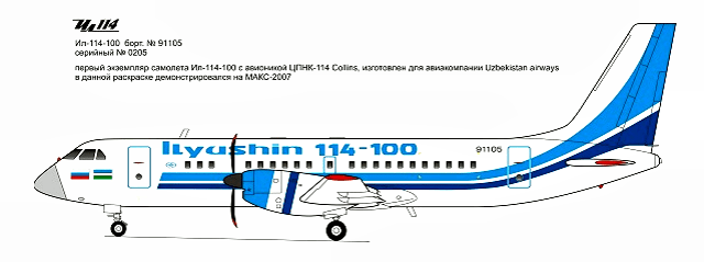 Ил-114-100 Реализация "Программы создания самолёта Ил-114" Часть 1