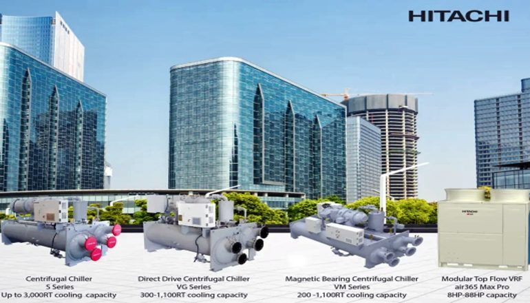 Hitachi представила высокоэффективные чиллерные системы