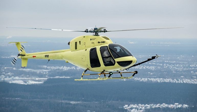 Лёгкий вертолёт Ми-34М1 с ВК-650В совершил первый полет