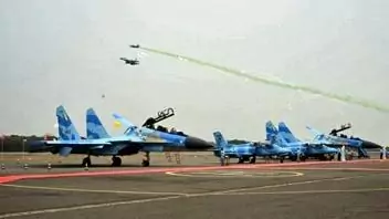 ВВС Мьянмы получили еще два российских истребителя Су-30СМЭ