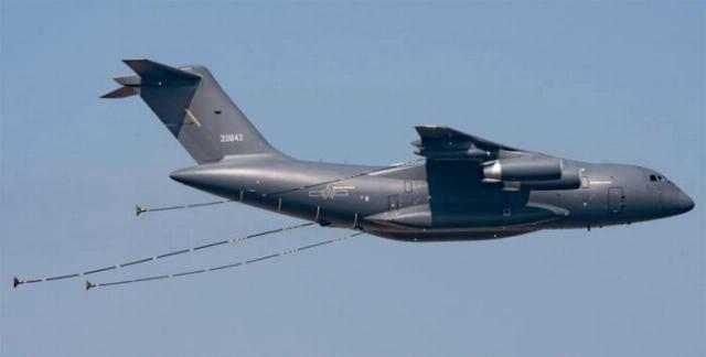 Китайский самолет-заправщик YY-20B НОАК