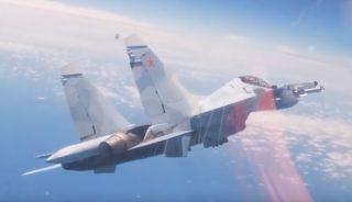 Cамолёты Су-30СМ, Су-35С ВКС России Ту-95МС и Хун-6К выполнили совместный полёт